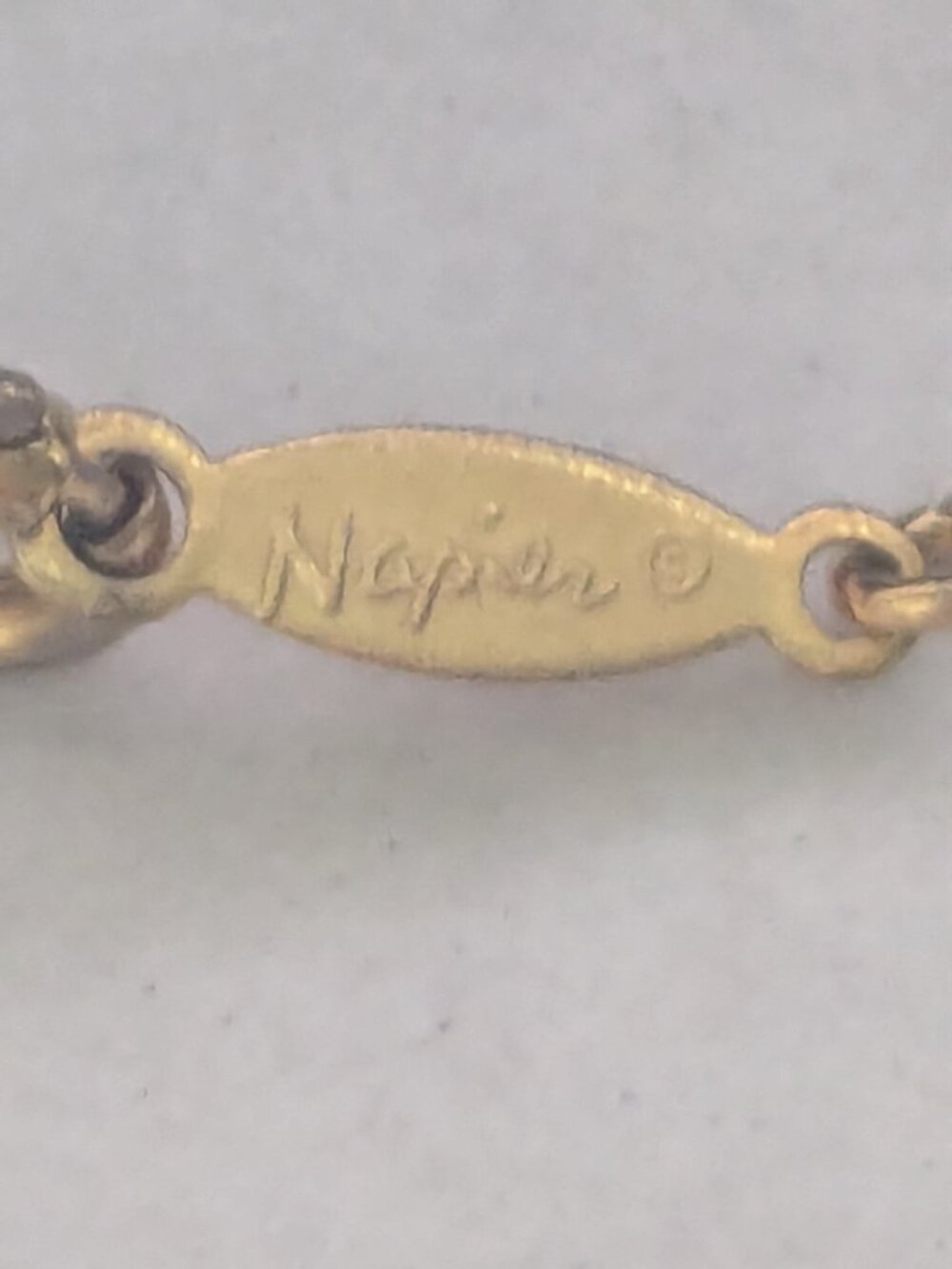 NAPIER Gold Tone Chain Link Necklace - Picture 5 of 5